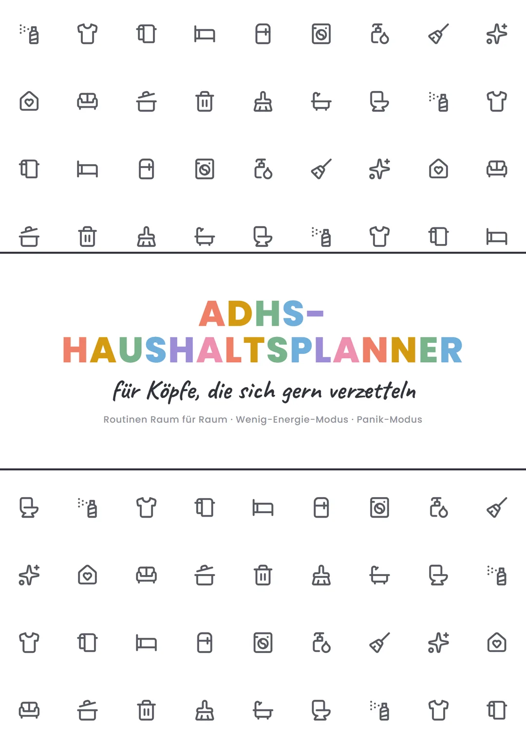 Cover des ADHS-Haushaltsplaners